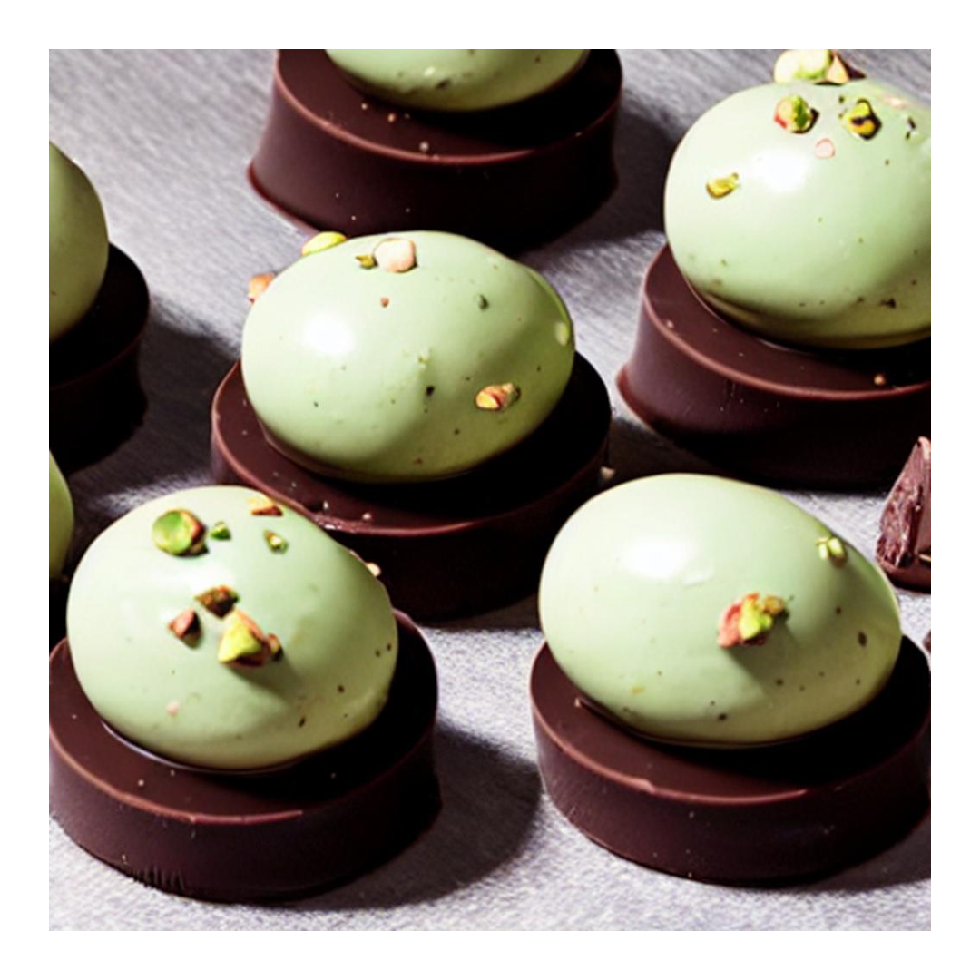 chocolate con pistacchio